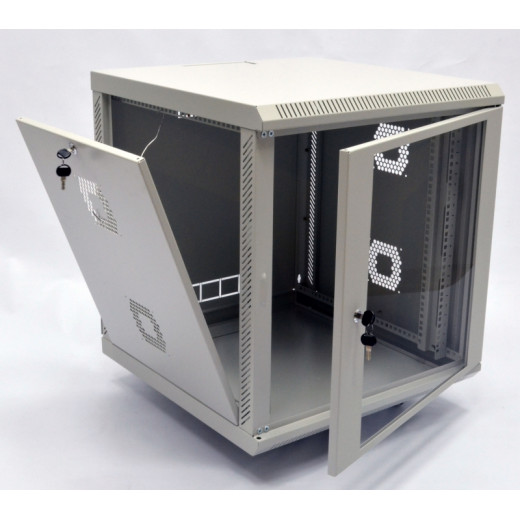 Монтажна шафа 12U, 600х500х640 мм (Ш * Г * В), акрилове скло, серія MGSWA - UA-MGSWA125G