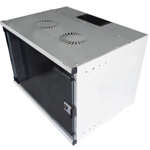 Шафа комутаційна настінна 9U 540x400 розбірна, SOHO, Hypernet - WMNC-40-9U-SOHO-FLAT