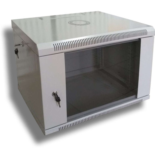 Шафа комутаційна настінна 4U 600x600 розбірна, Hypernet - WMNC-66-4U-FLAT