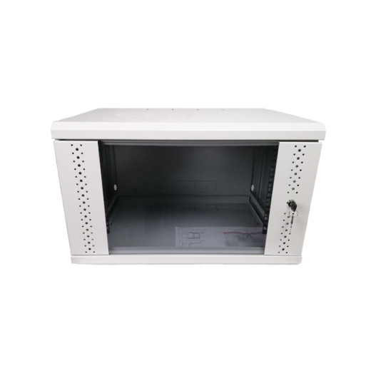 Монтажна шафа 9U, 600х600х503 (Ш*Г*В), скло, сіра - ES-Е960G