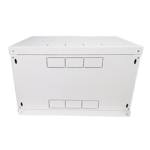 Монтажна шафа 9U, 600х600х503 (Ш*Г*В), скло, сіра - ES-Е960G