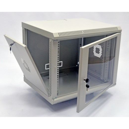 Монтажна шафа 9U, 600х350х507 мм (Ш * Г * В), акрилове скло, серія MGSWA - UA-MGSWA935G