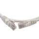 Патч-корд U/UTP 0,2м кат.6A 28AWG Slim LSZH сірий