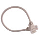Патч-корд U/UTP 0,2м кат.6A 28AWG Slim LSZH сірий