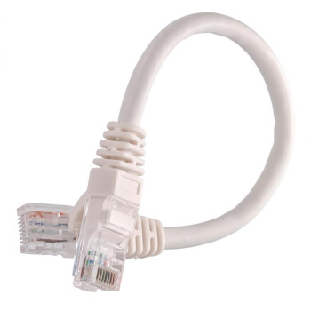 Патч-корд U/UTP 0,3 м кат.6A 26AWG білий LSZH