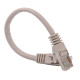 Патч-корд S/FTP 0,3 м кат.6A сірий LW