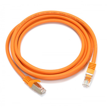 Патч-корд S/FTP 2,0 м кат.6A помаранчевий LW