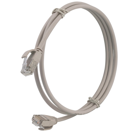 Патч-корд U/FTP 1,5 м кат.6A 32AWG Slim LSZH сірий LW - LW-PC0052-C6A-150-8L